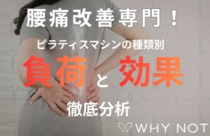 腰痛改善専門！ピラティスマシンの種類別「負荷と効果」徹底分析