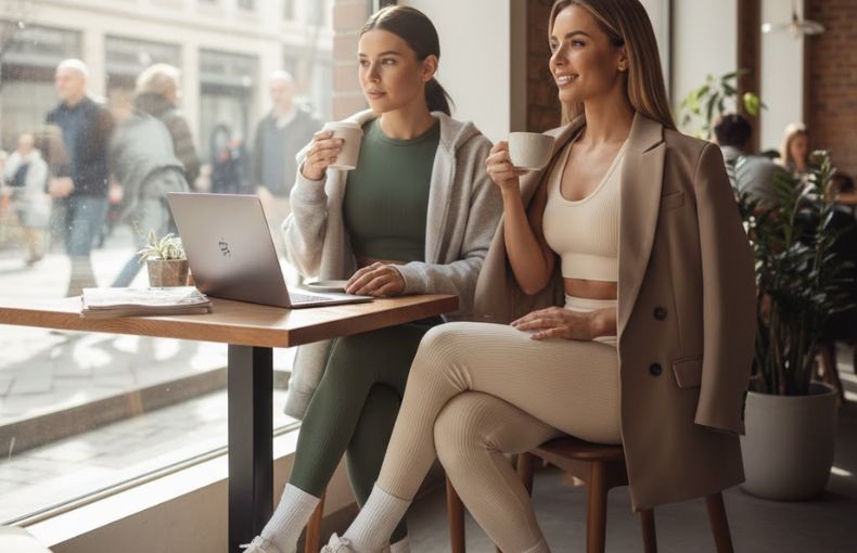 3. カフェ直行もOK！「清潔感」と「トレンド感」を両立させる色選び